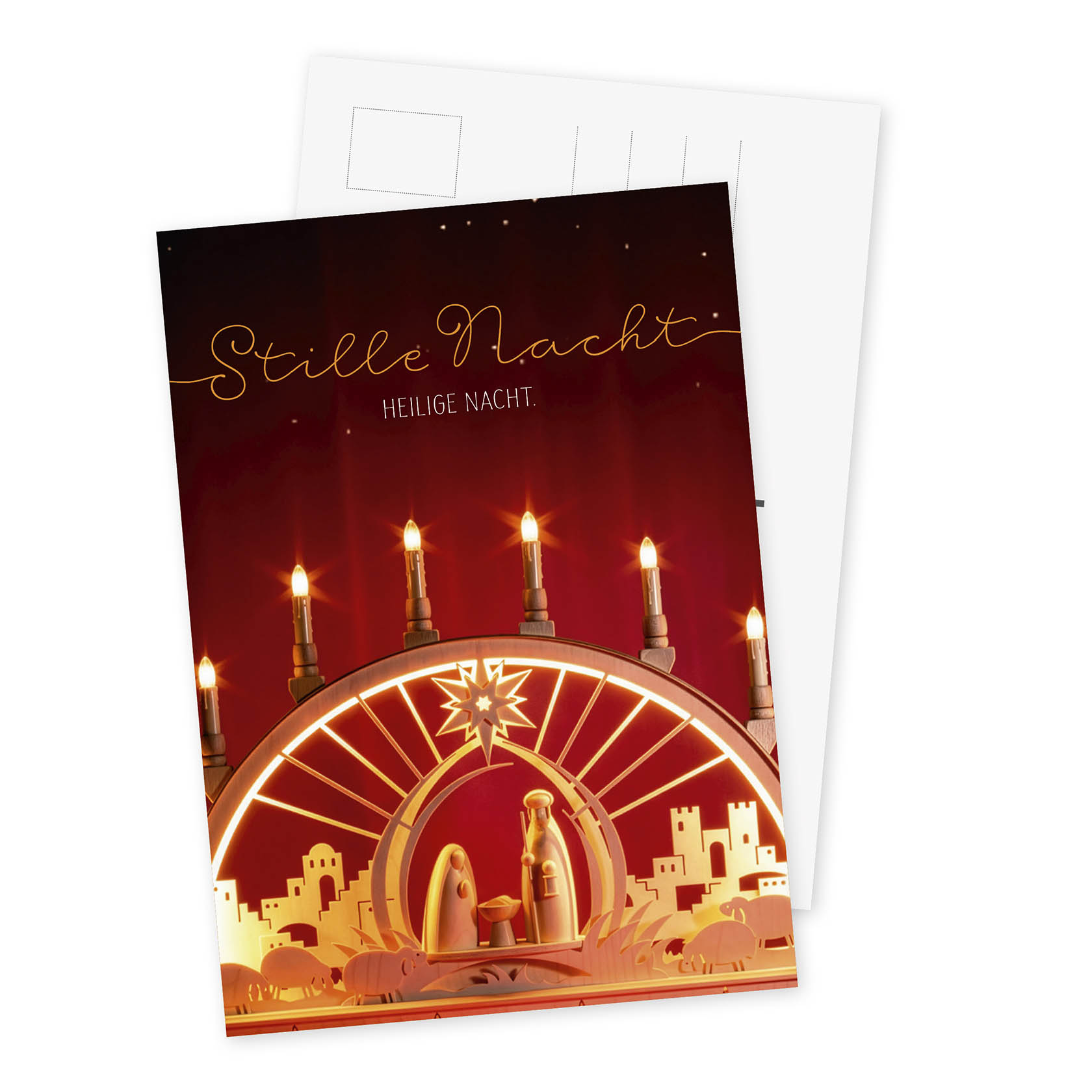 Postkarte "Stille Nacht" im Dregeno Online Shop günstig kaufen