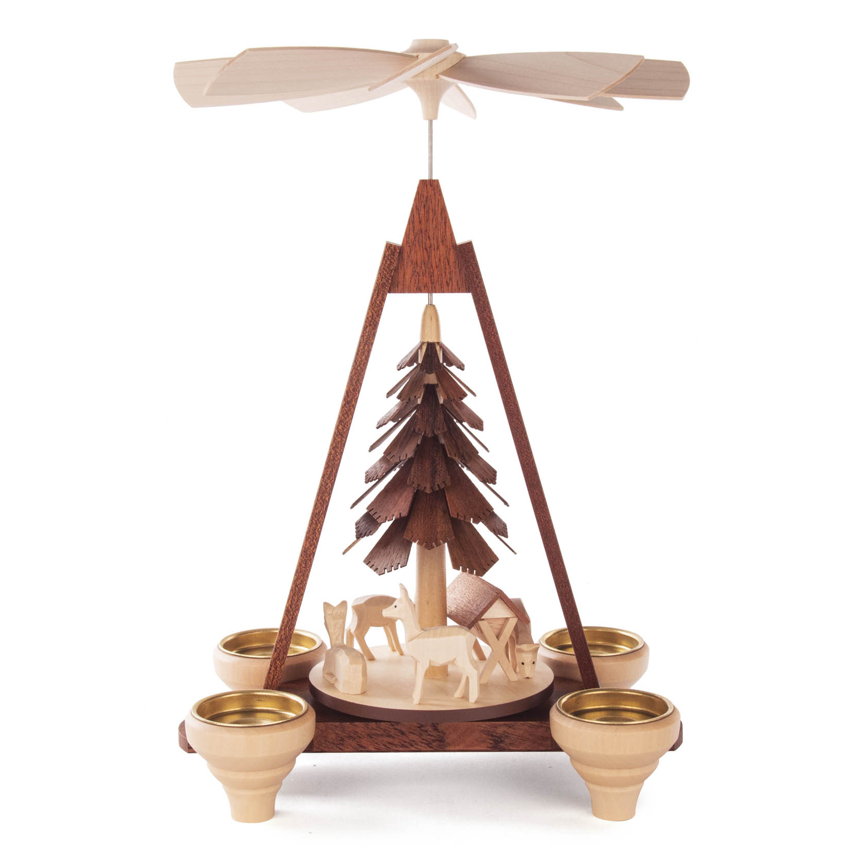 pyramid deer for candles 14 mm