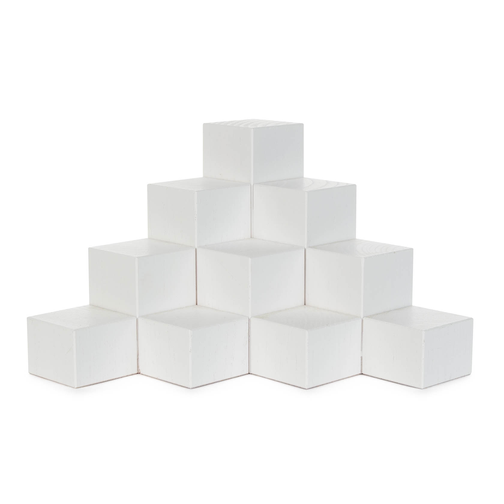 White cube staircase corner with 10 platforms each measuring 4x4cm, forming a step-like structure. im Dregeno Online Shop günstig kaufen