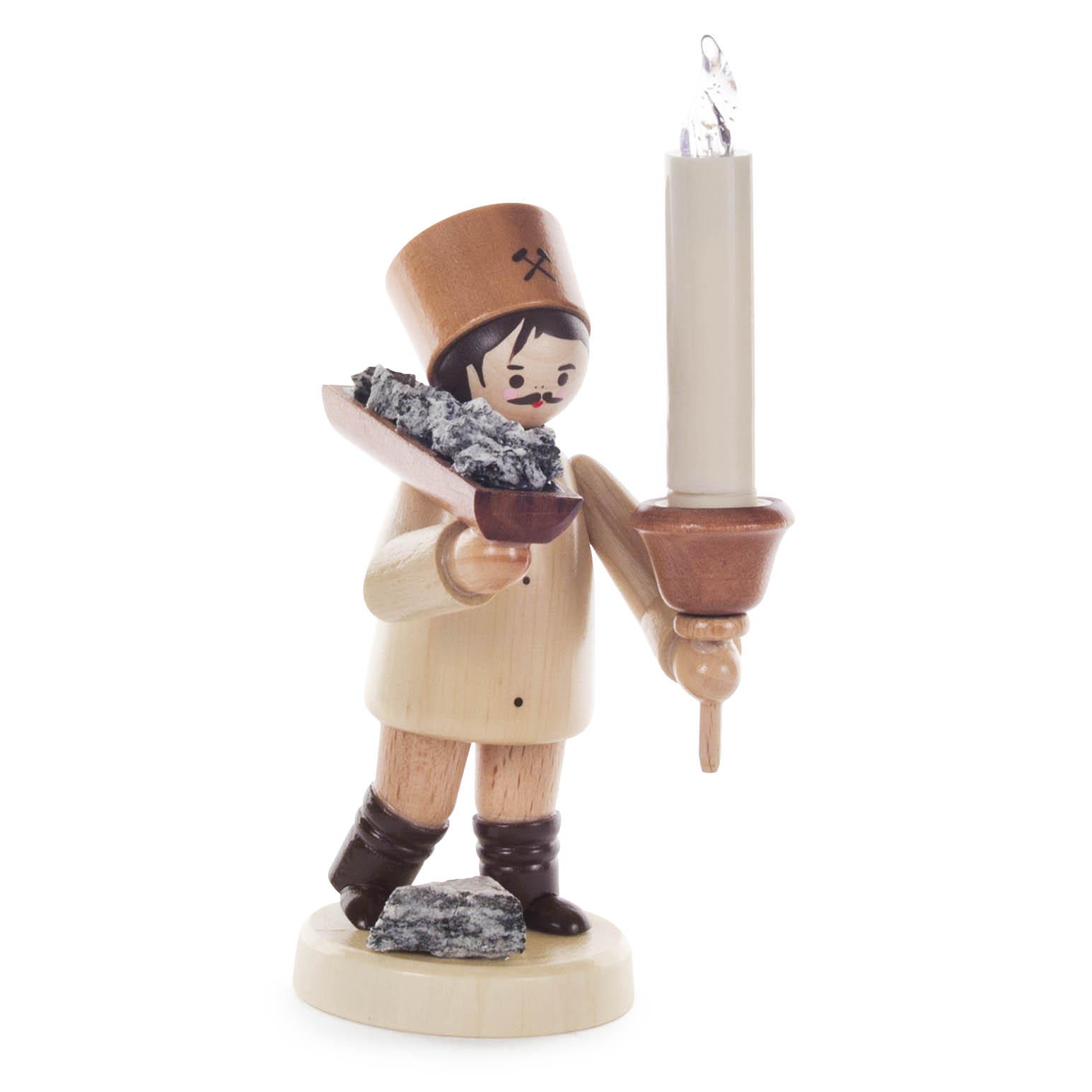 Bergmann Erzträger, inklusive LUMIX LED-Kerze (nicht für Wachskerzen geeignet) im Dregeno Online Shop günstig kaufen