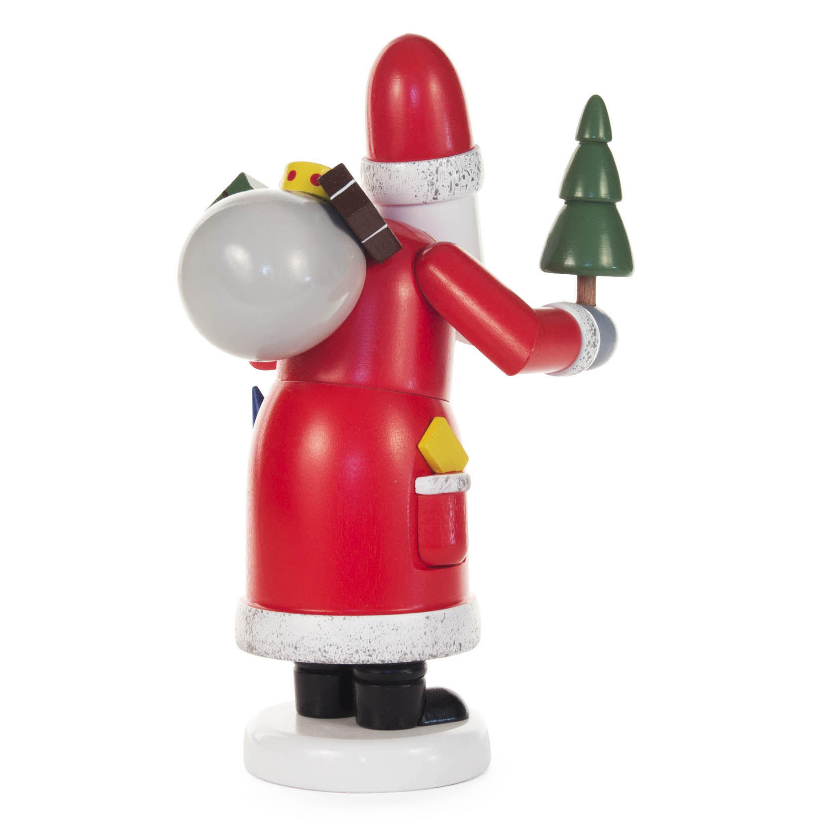 Räuchermann Weihnachtsmann mit Baum
