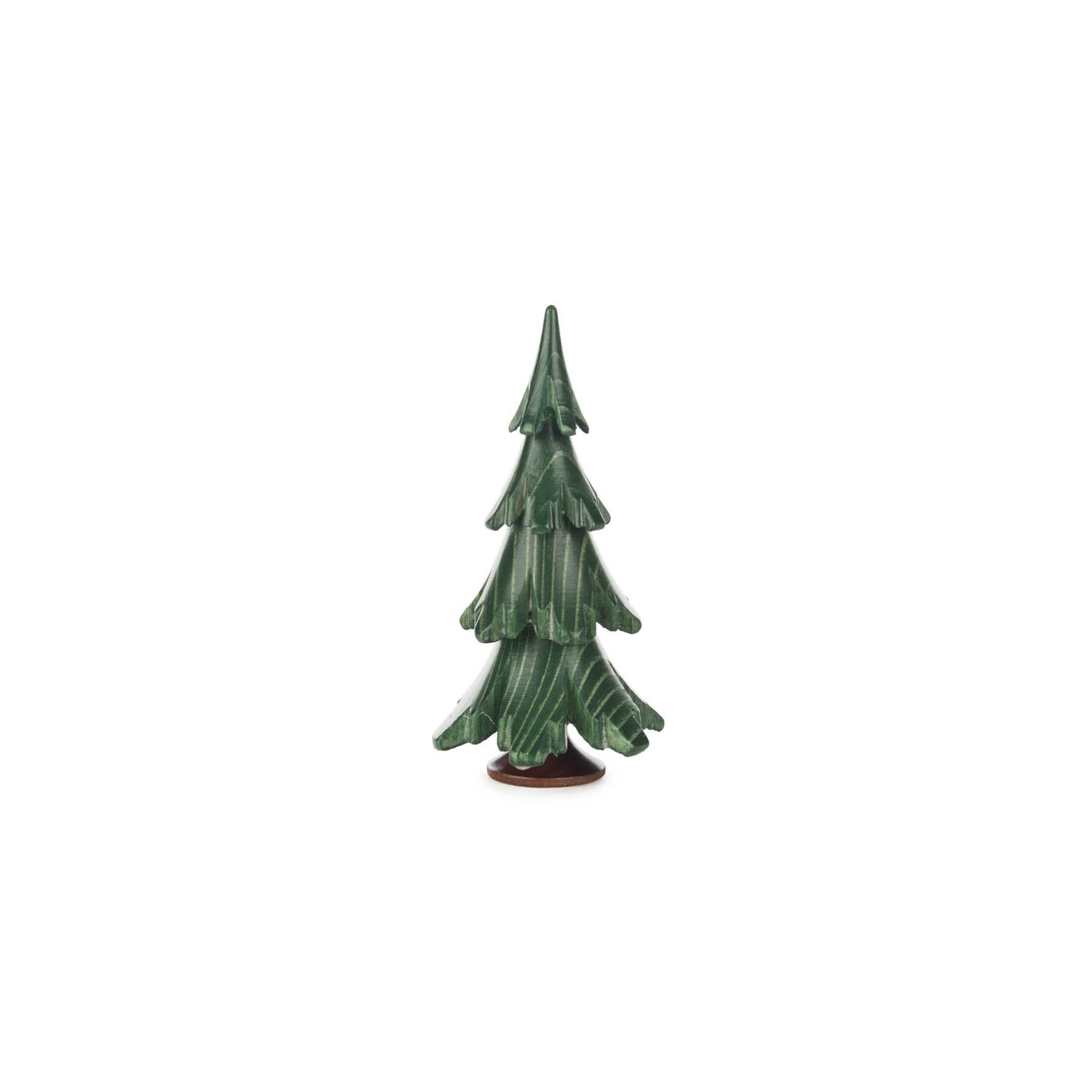 Massivholzbaum grün lasiert,  9,5cm