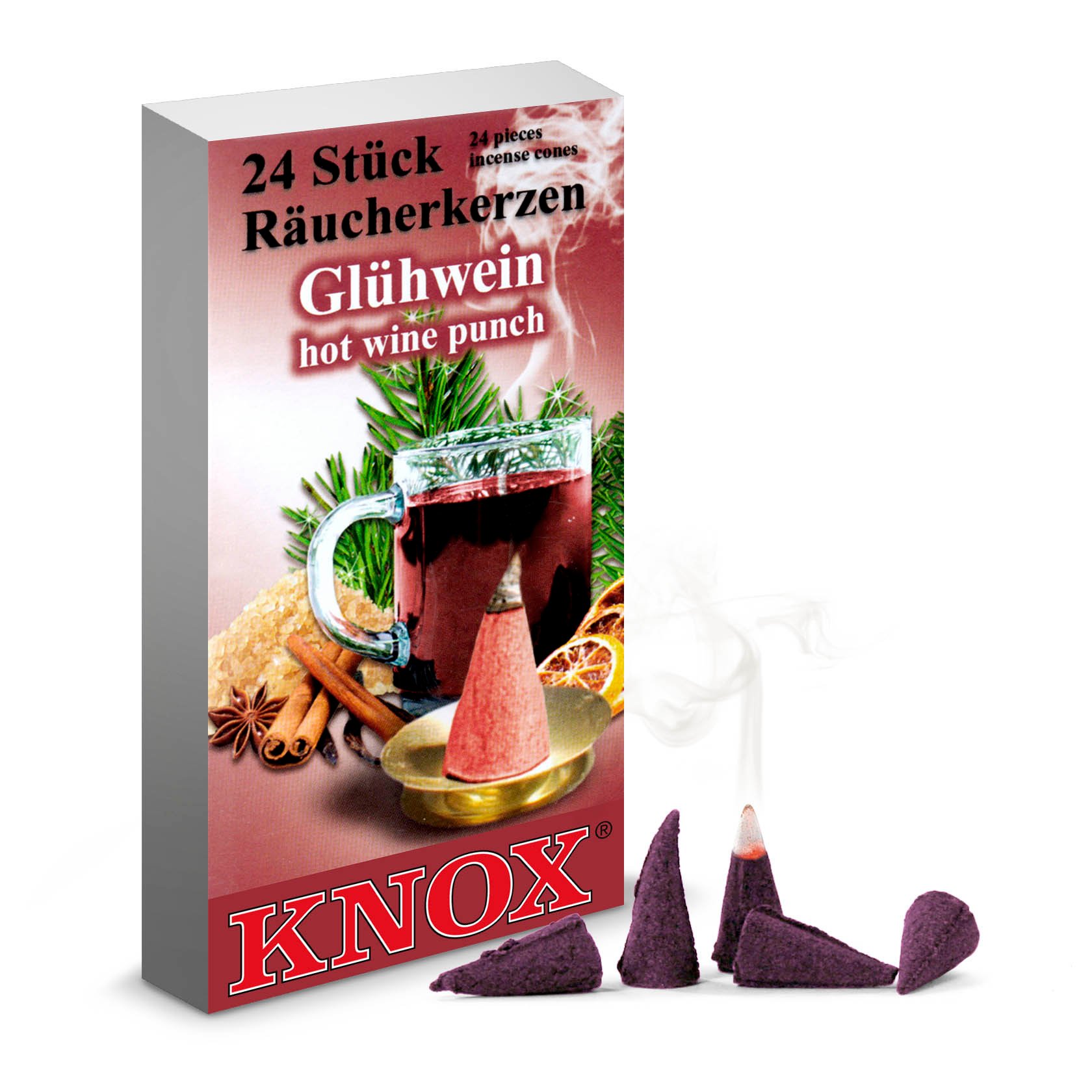 KNOX Räucherkerzen Glühwein (24) im Dregeno Online Shop günstig kaufen