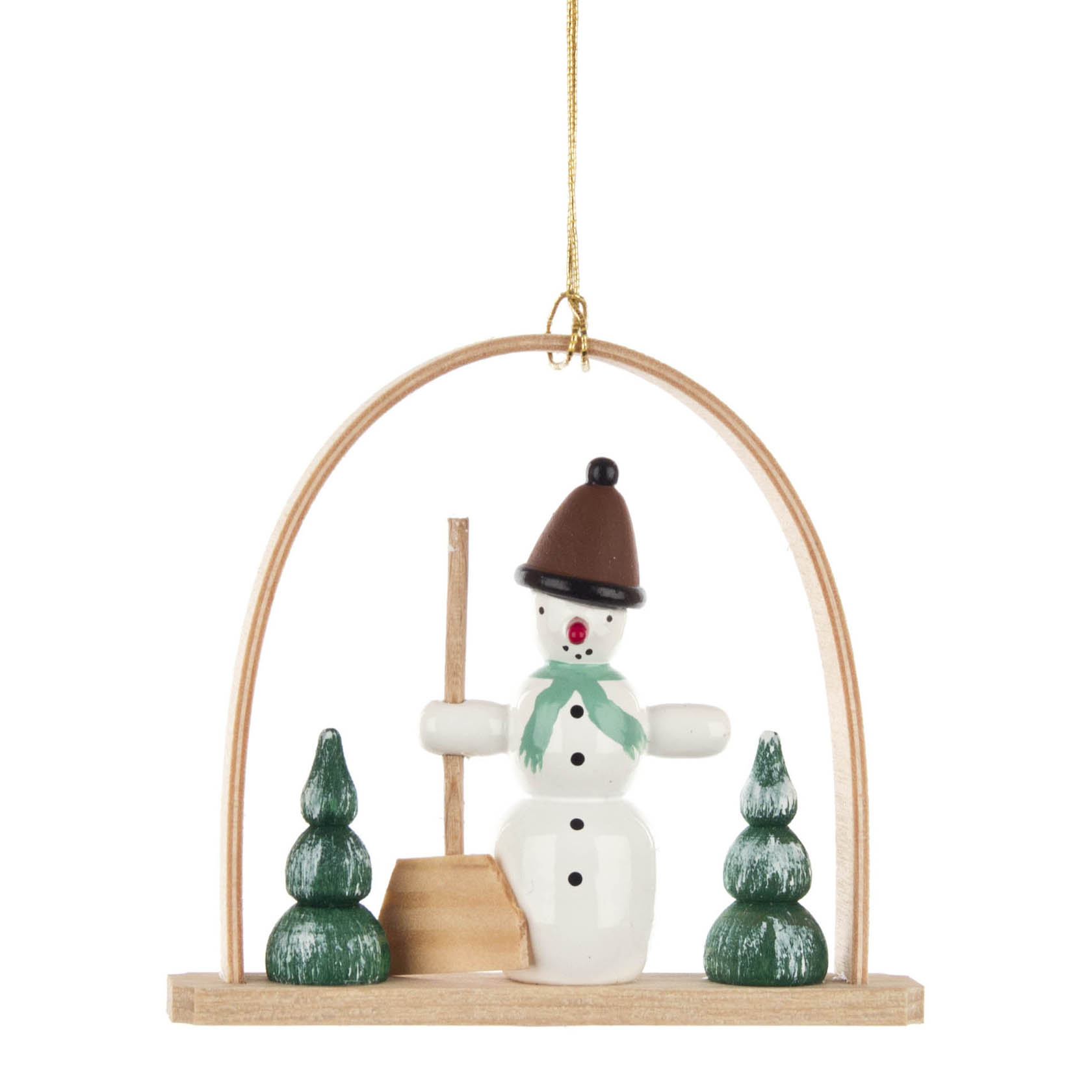 Behang Schneemann mit Schippe im Bogen im Dregeno Online Shop günstig kaufen