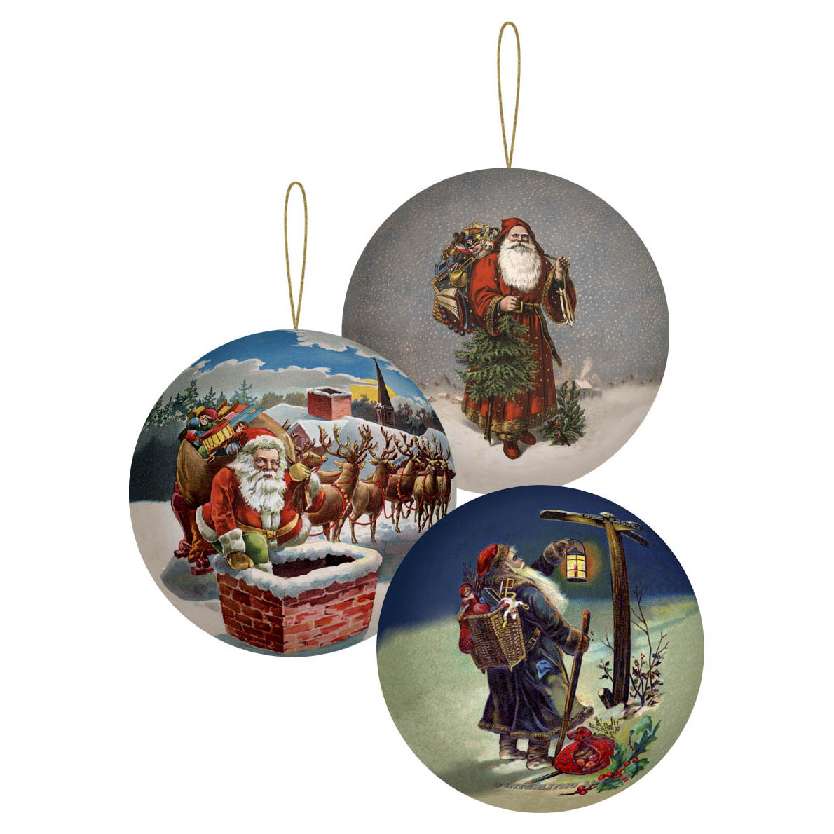 Weihnachts-Geschenkkugel zum Befüllen "Väterchen Frost" 3 Motive sortiert (12) im Dregeno Online Shop günstig kaufen