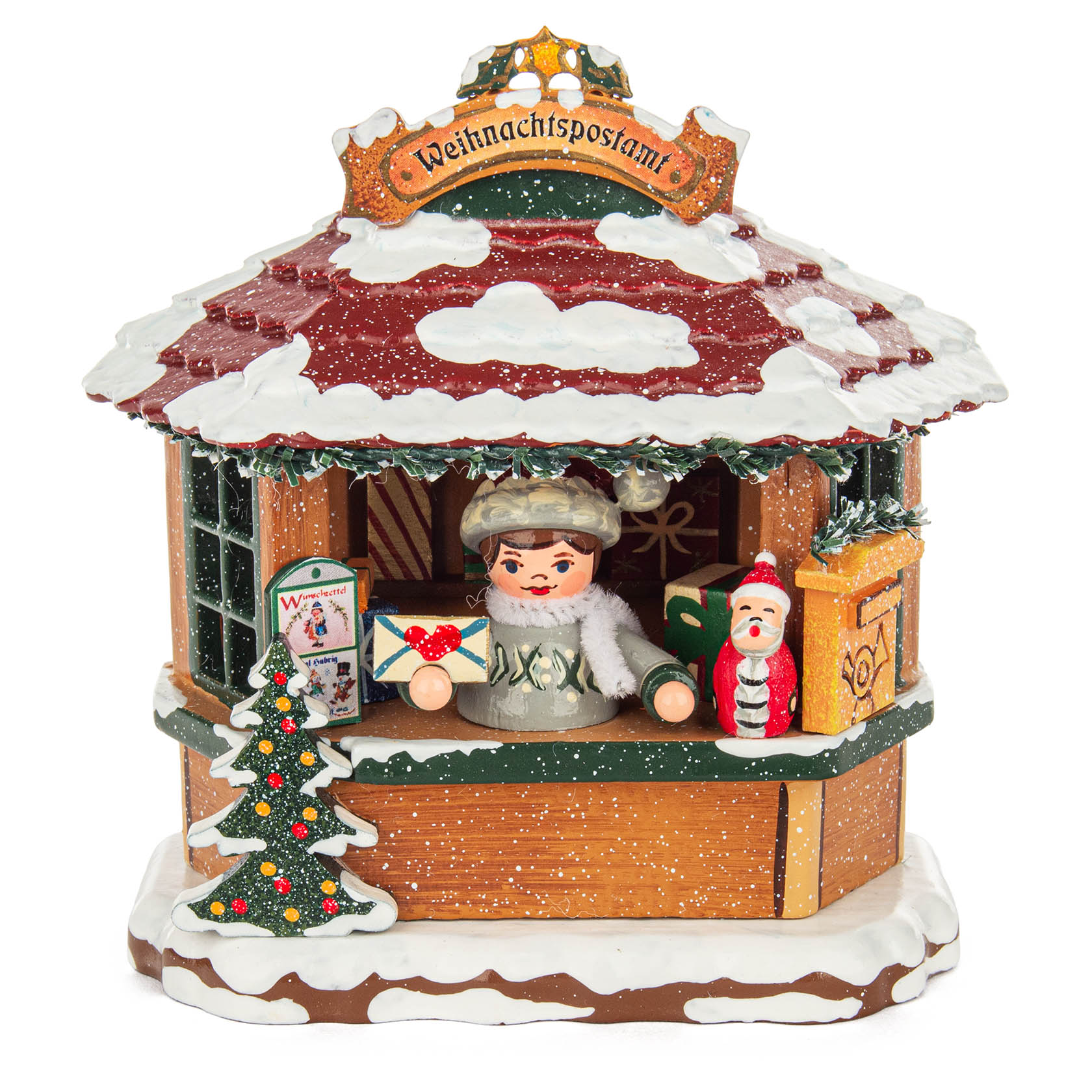 Winterkinder Weihnachtspostamt elektr. beleuchtet im Dregeno Online Shop günstig kaufen