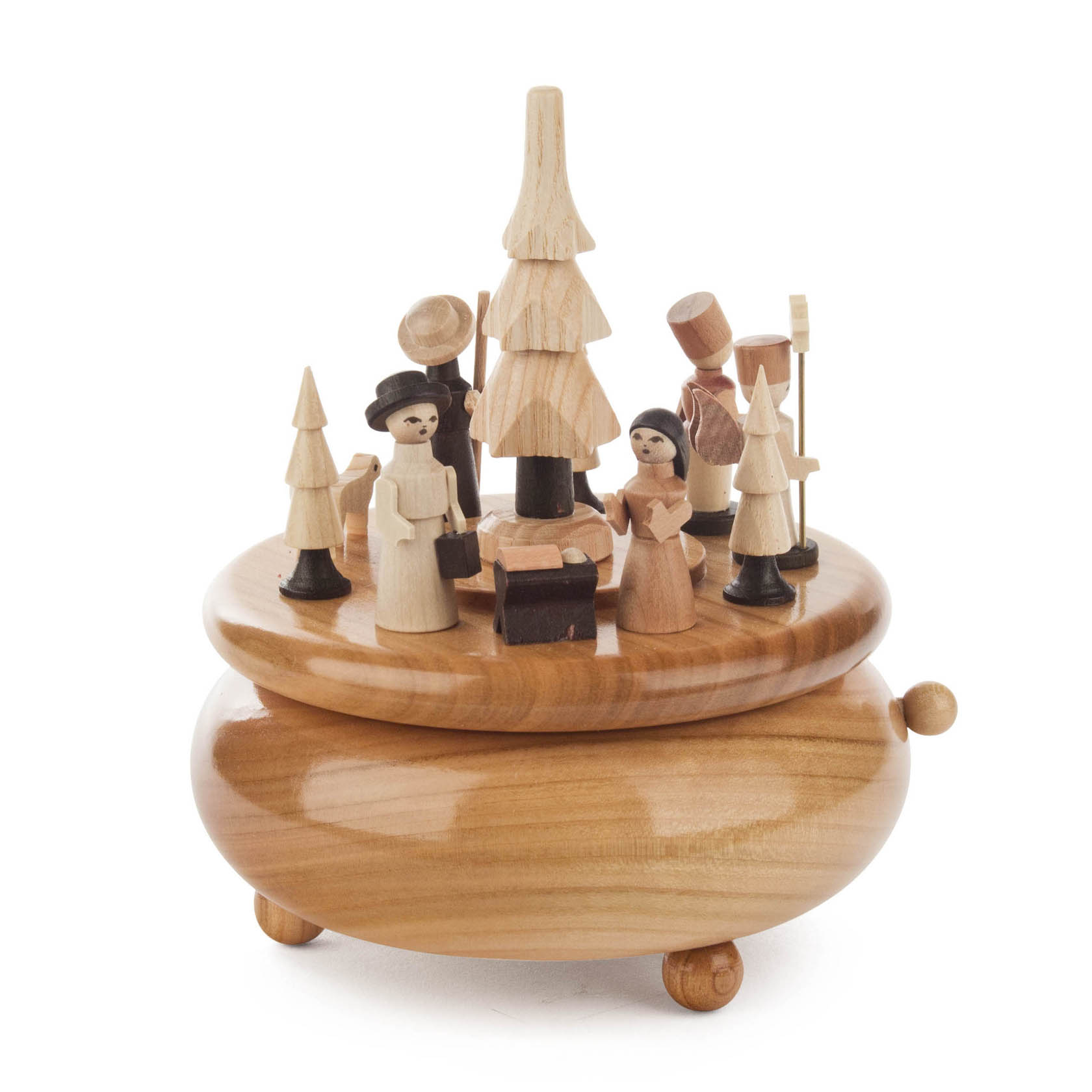 Spieldose mit Krippefiguren klein, natur Melodie:"O Du Fröhliche" im Dregeno Online Shop günstig kaufen