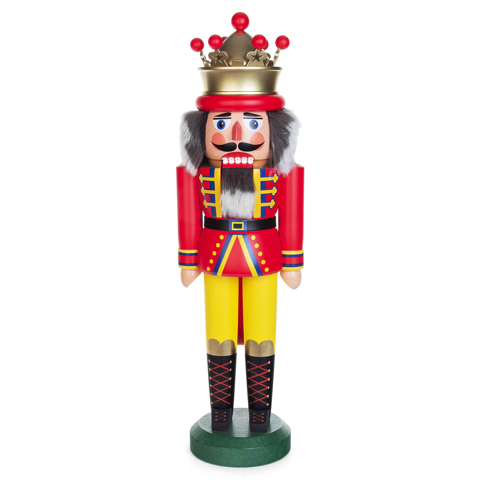 Nussknacker König mit Krone rot/matt 42cm im Dregeno Online Shop günstig kaufen