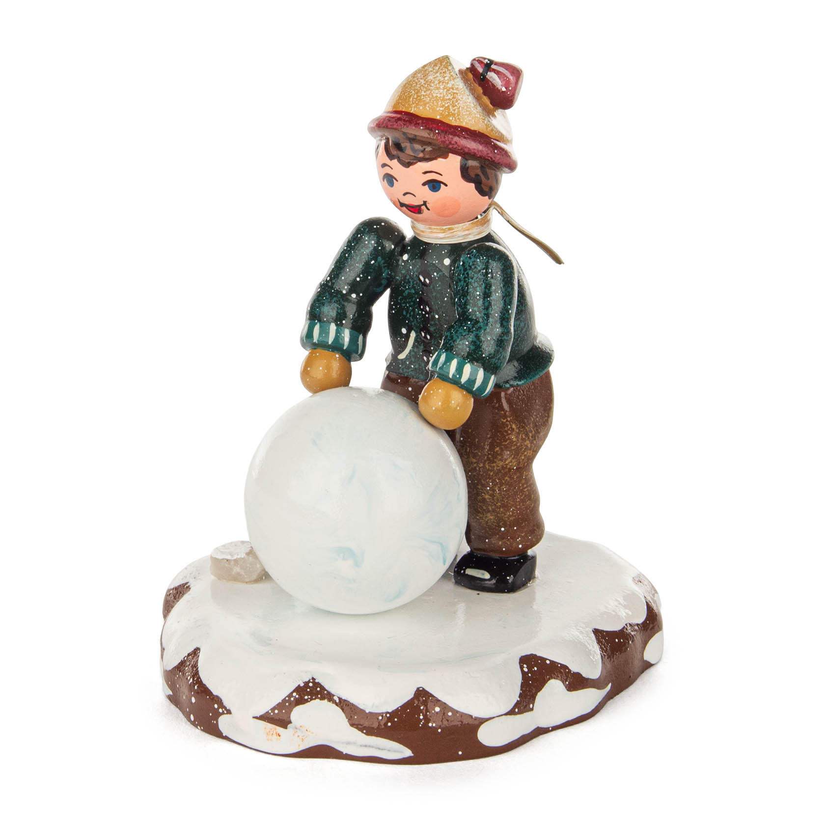 Winterkinder Junge mit Schneekugel im Dregeno Online Shop günstig kaufen