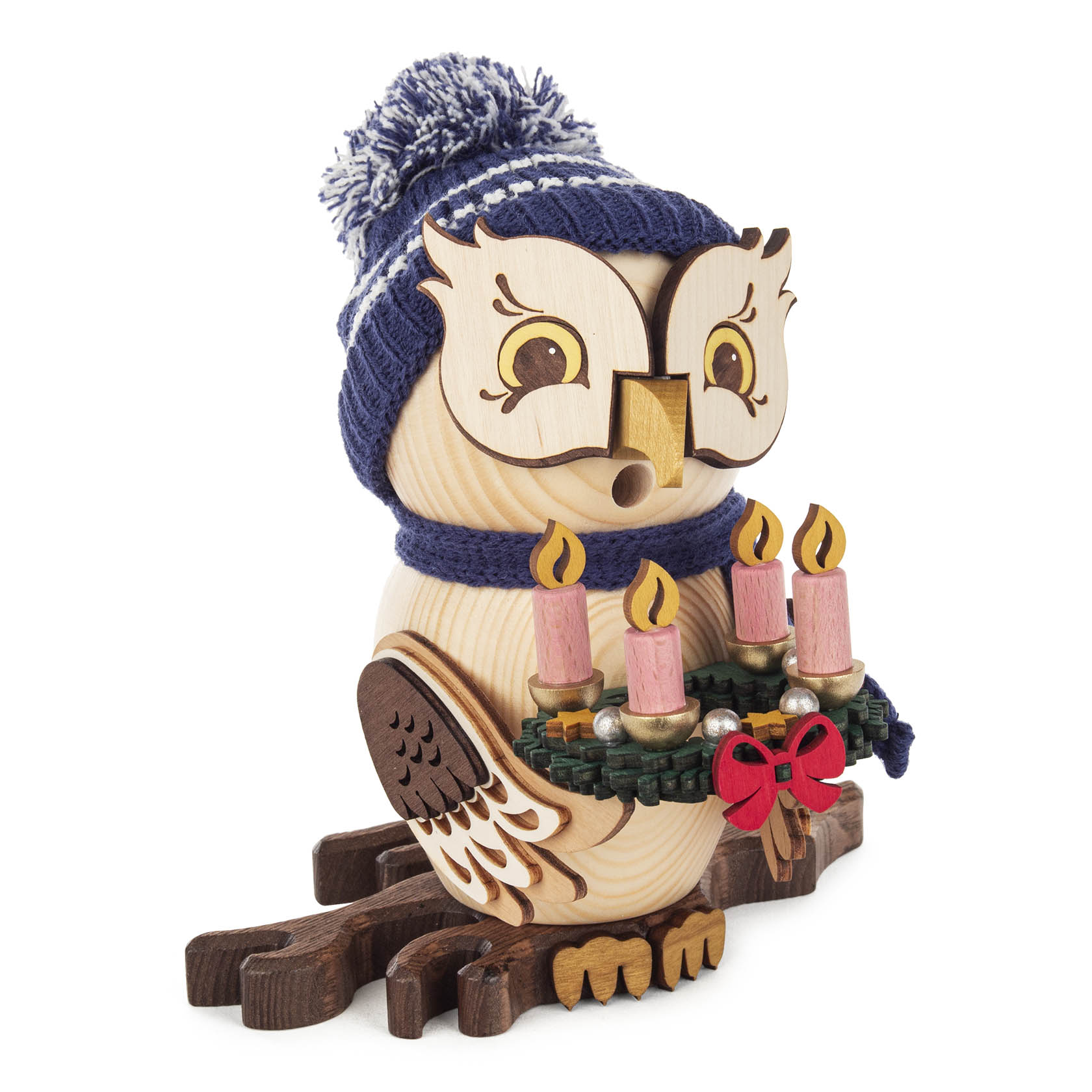 Räuchereule mit Lichterkranz im Dregeno Online Shop günstig kaufen