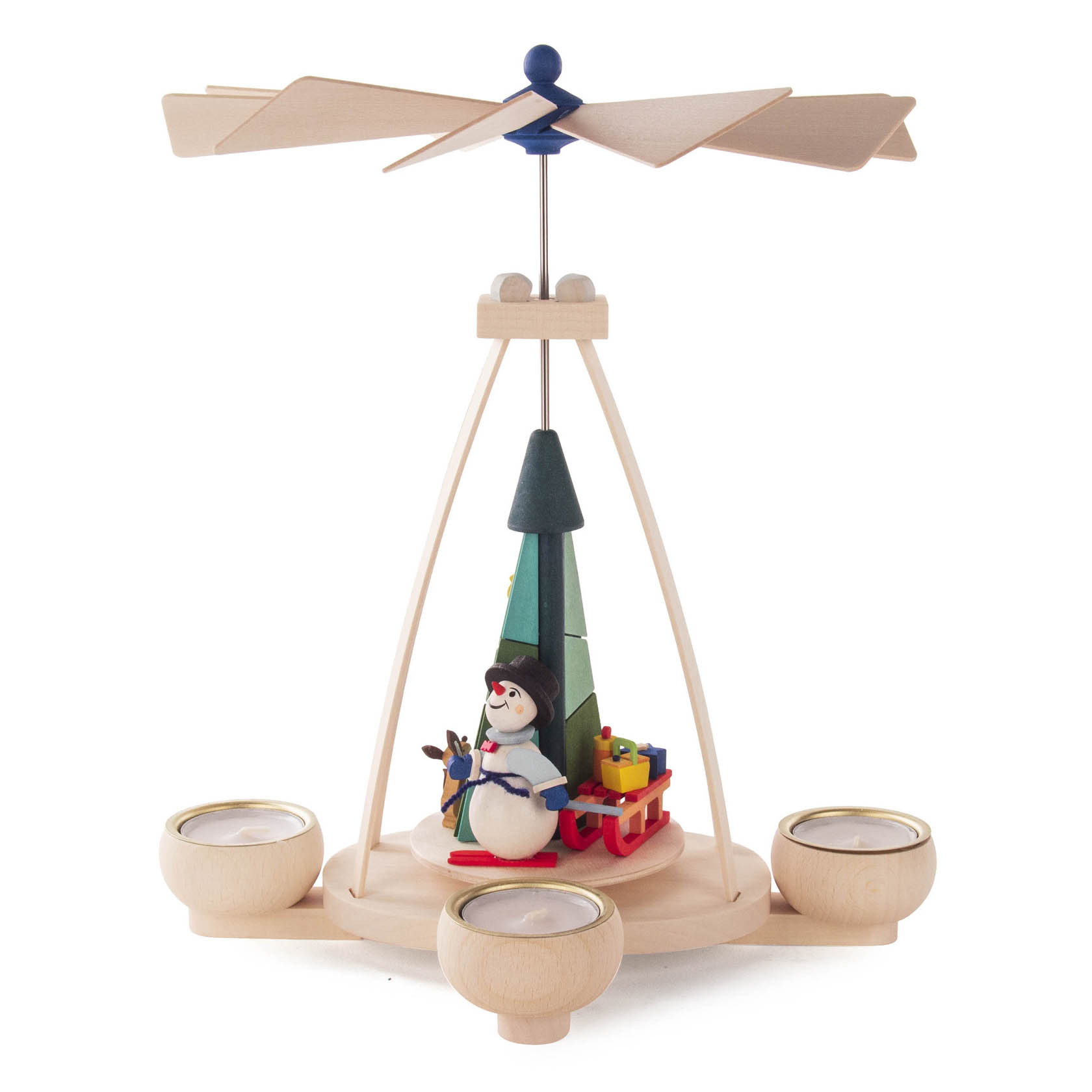 Pyramide mit Schneemann für Teelichte im Dregeno Online Shop günstig kaufen