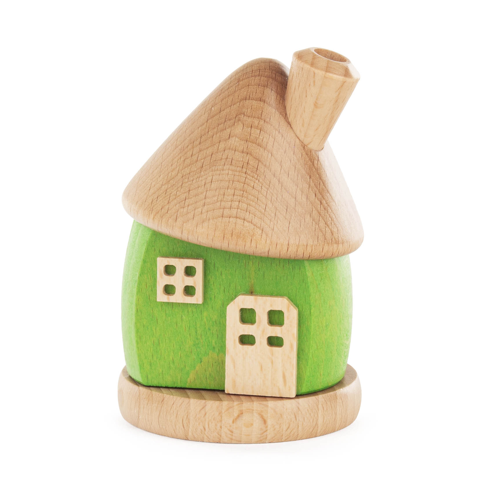 wooden smoker house green