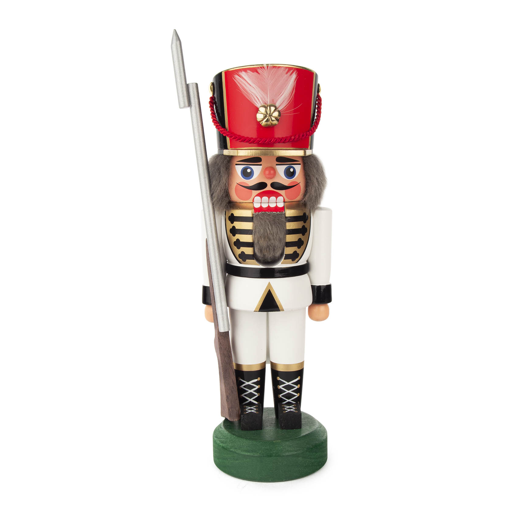 Nussknacker Soldat weiß, 22cm
