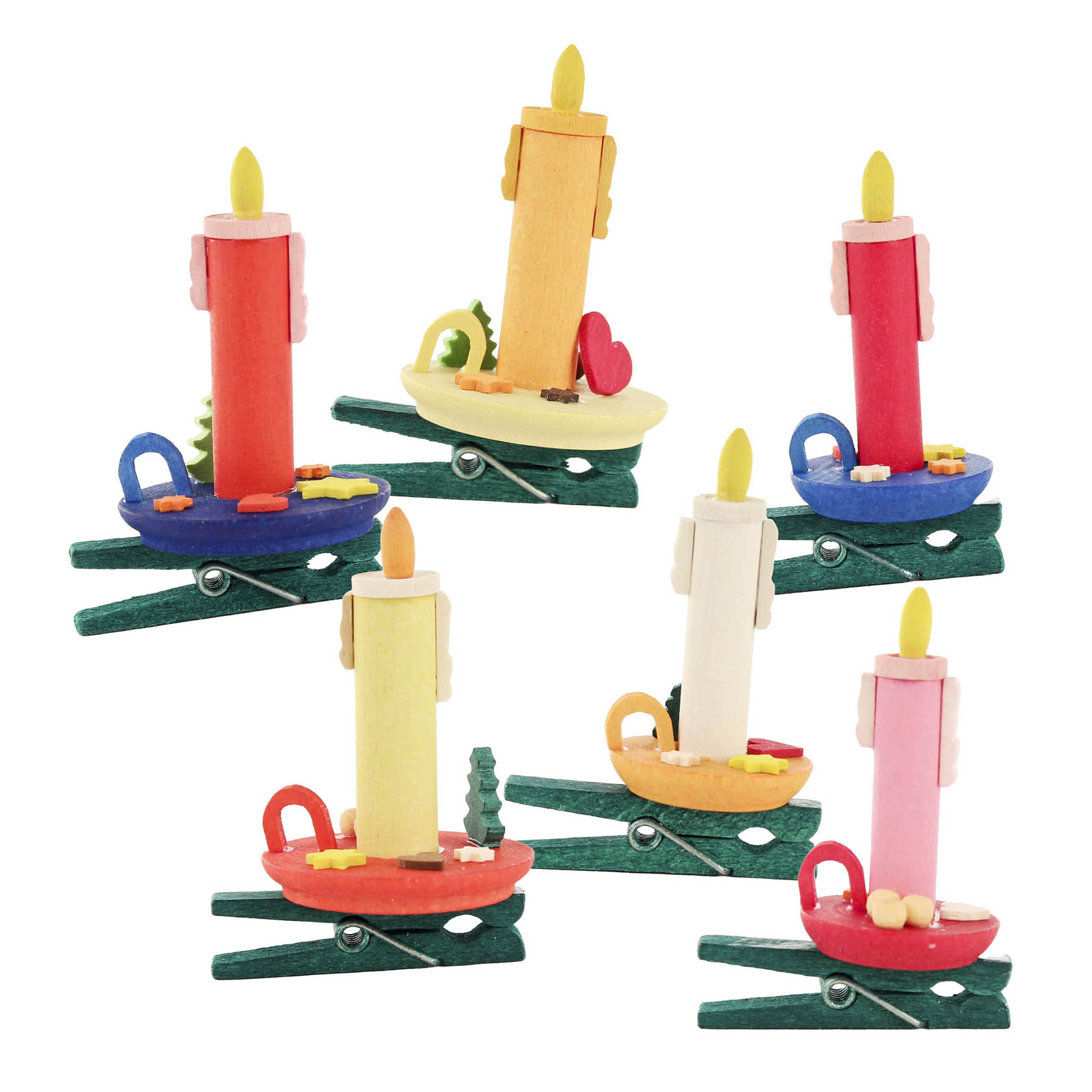 Kerze auf Klammer (6) im Dregeno Online Shop günstig kaufen