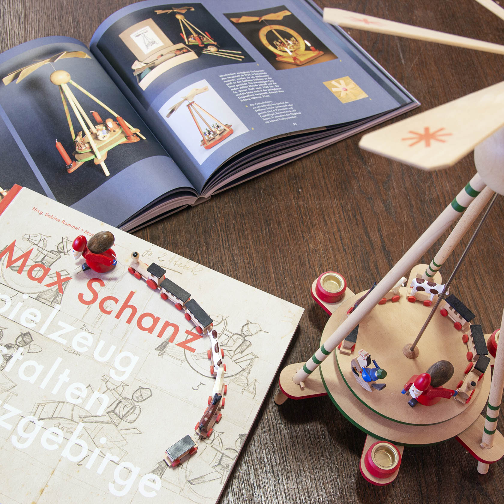 Buch-Spielzeug Gestalten im Erzgebirge Max Schanz