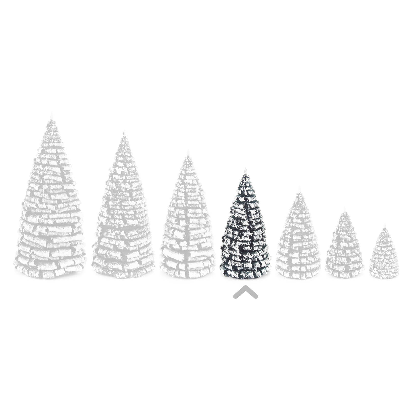 Raureifbaum grün/weiß, 12cm (3)