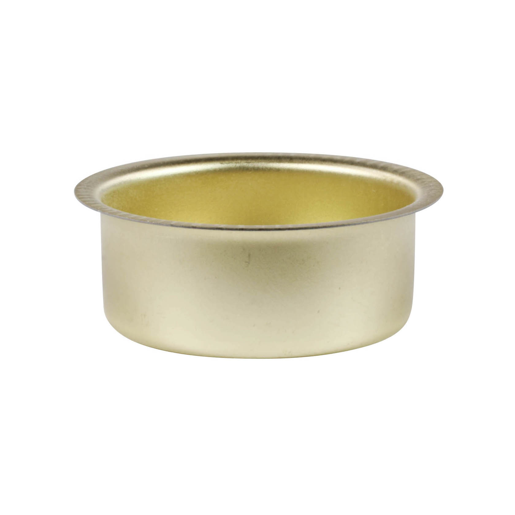 A single brass tea light holder measuring 40mm in diameter and 18mm in depth. im Dregeno Online Shop günstig kaufen