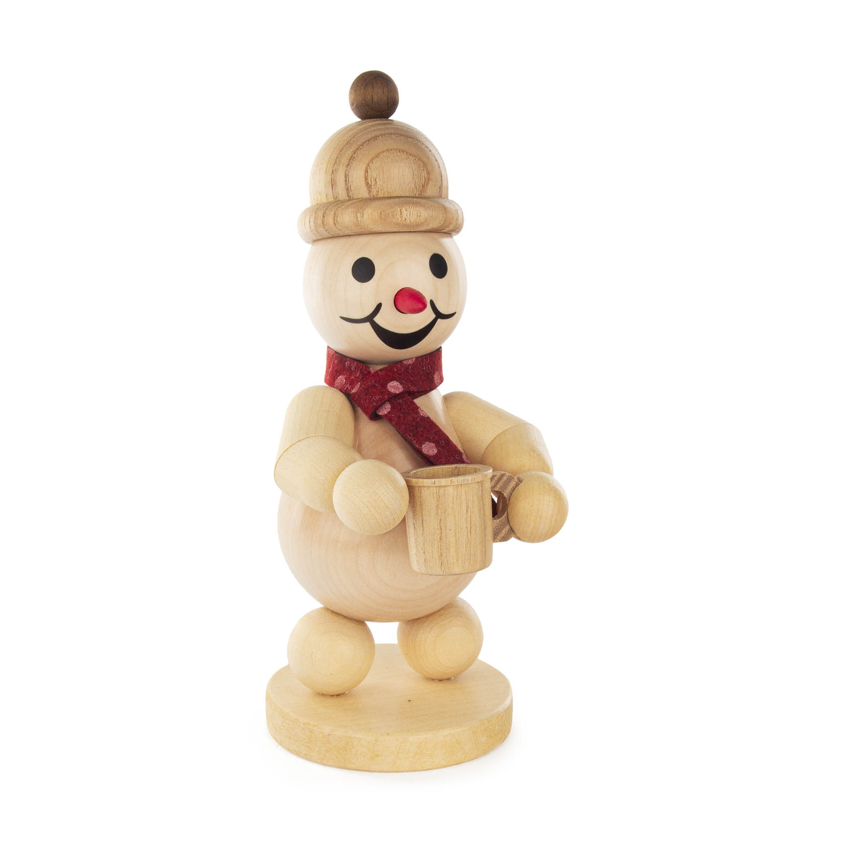 Schneemann Junior mit Tasse im Dregeno Online Shop günstig kaufen