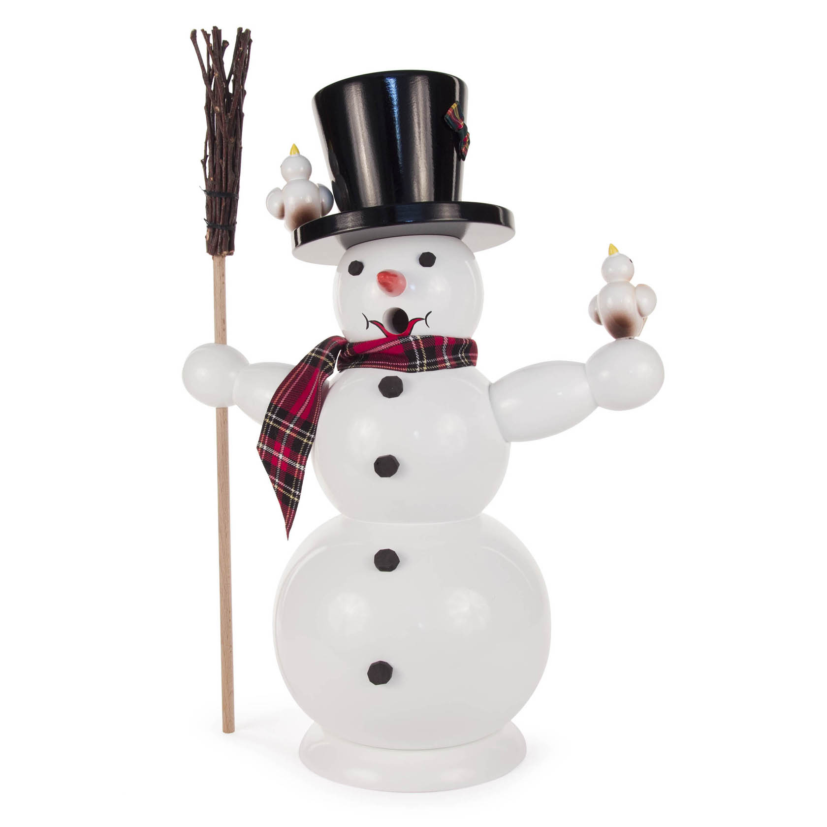 Räuchermann Schneemann mit Zylinder im Dregeno Online Shop günstig kaufen