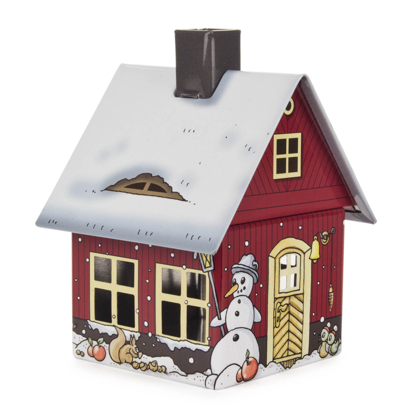 Räucherhaus Metall "Wintermotiv"