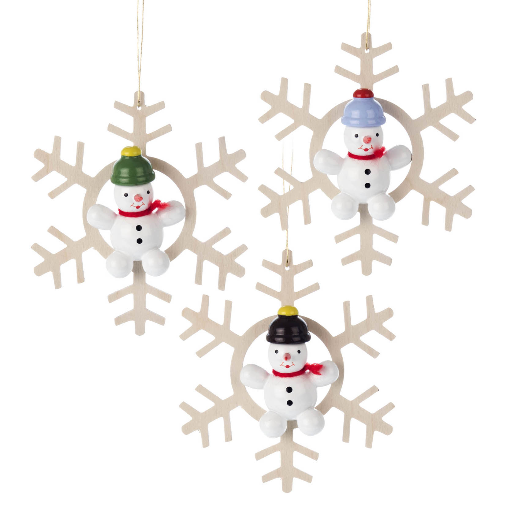 Behang Schneemanntrio Satz 4