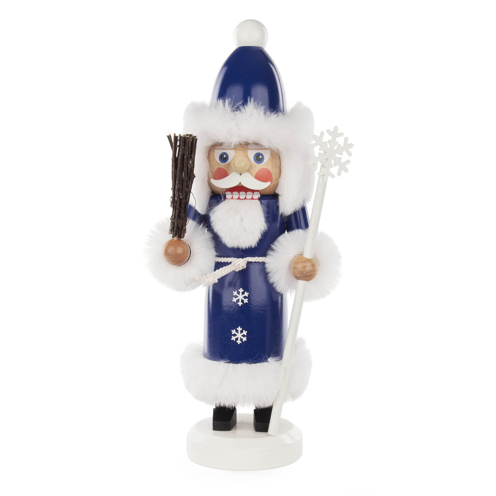 Nussknacker Weihnachtsmann dunkelblau, 38cm im Dregeno Online Shop günstig kaufen