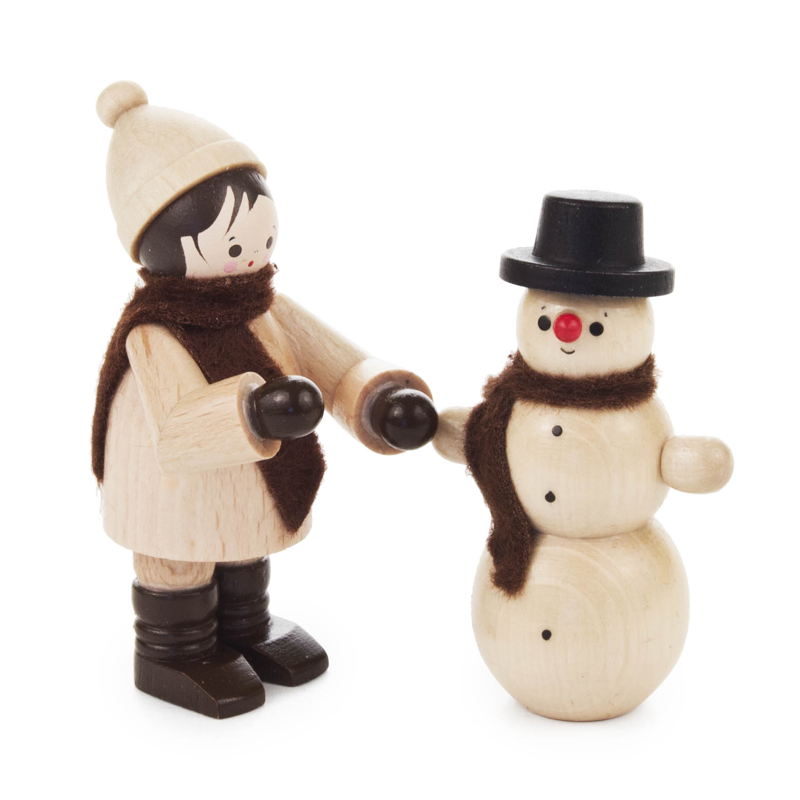 Schneemannbauer mit Schneemann natur (2)