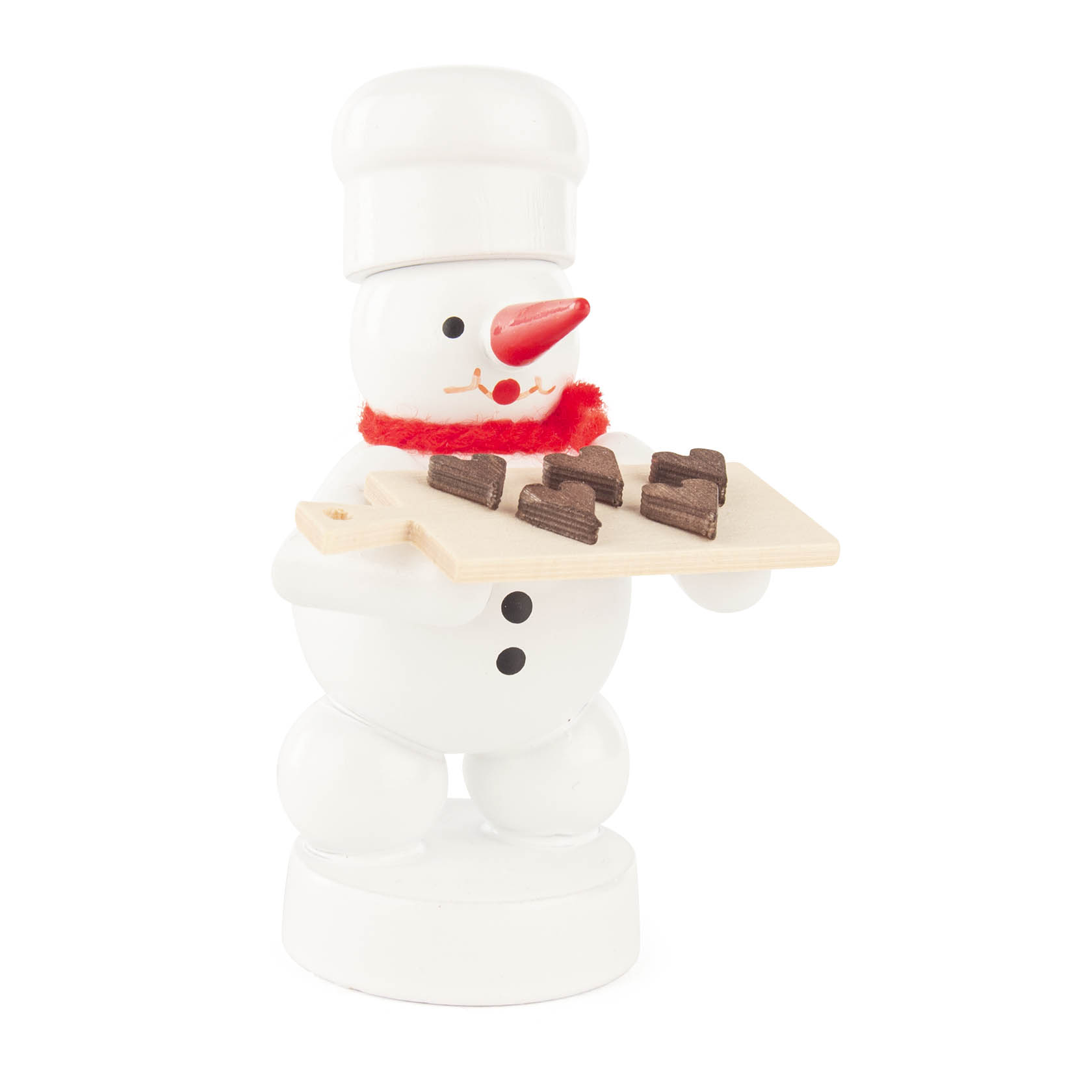 Schneemann Bäcker mit Pfefferkuchenherze