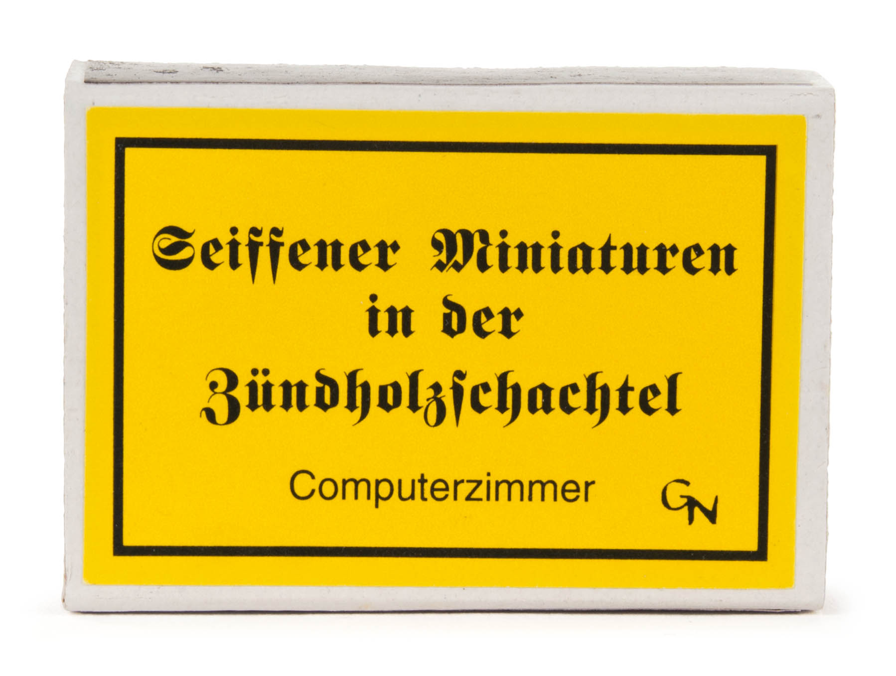 Zündholzschachtel Büro  