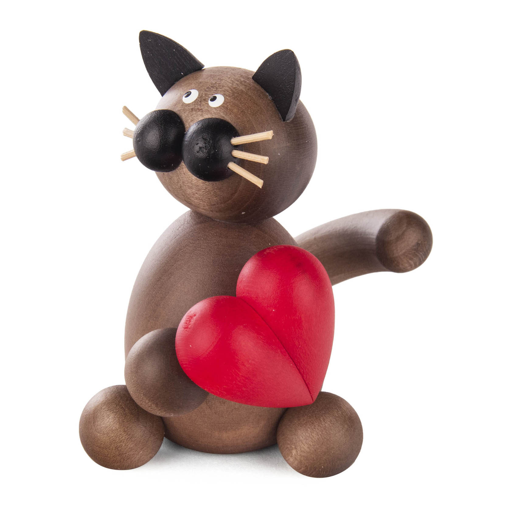 Katze Karli, grau schwarz mit Herz im Dregeno Online Shop günstig kaufen