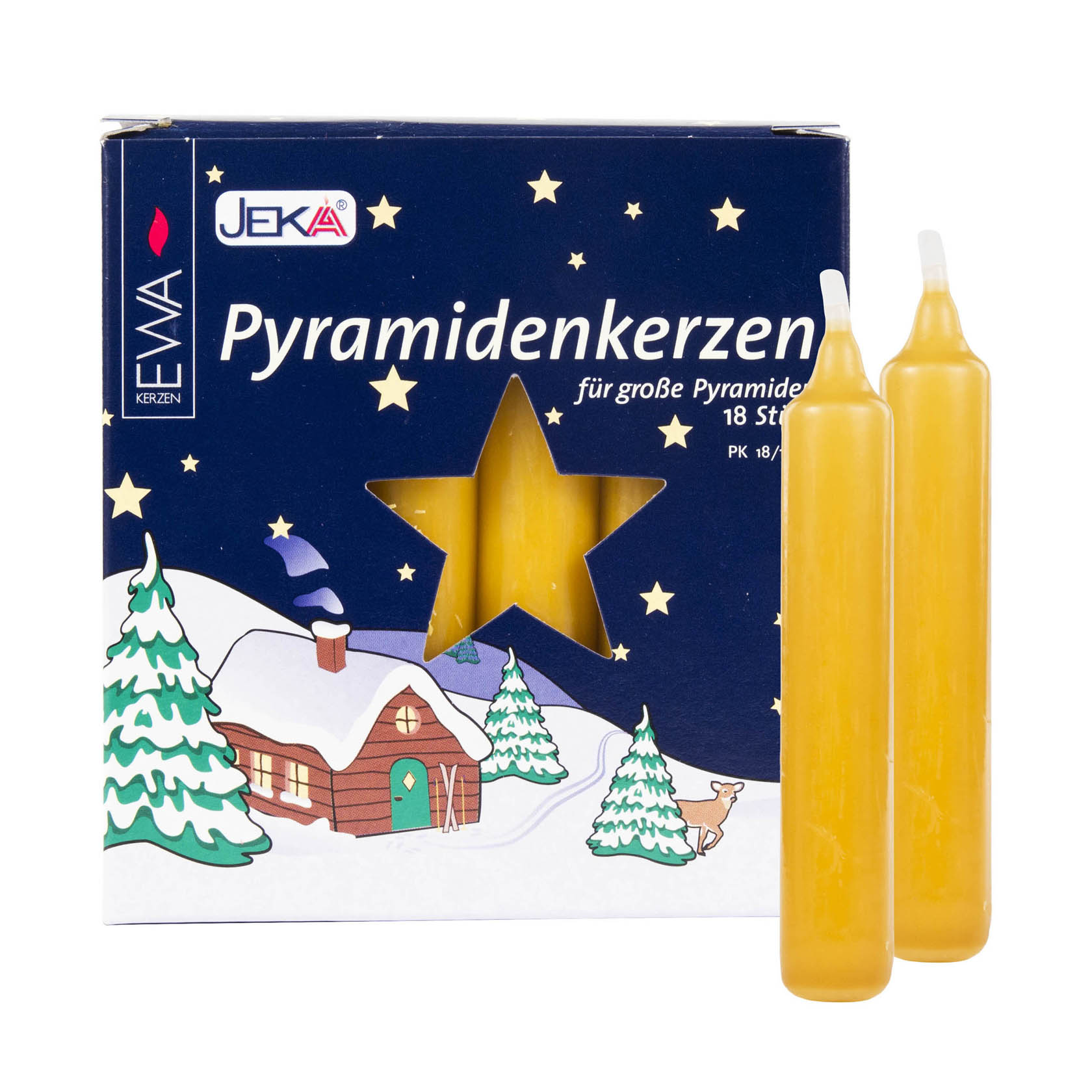 Pyramidenkerzen 17mm, honig (18) im Dregeno Online Shop günstig kaufen
