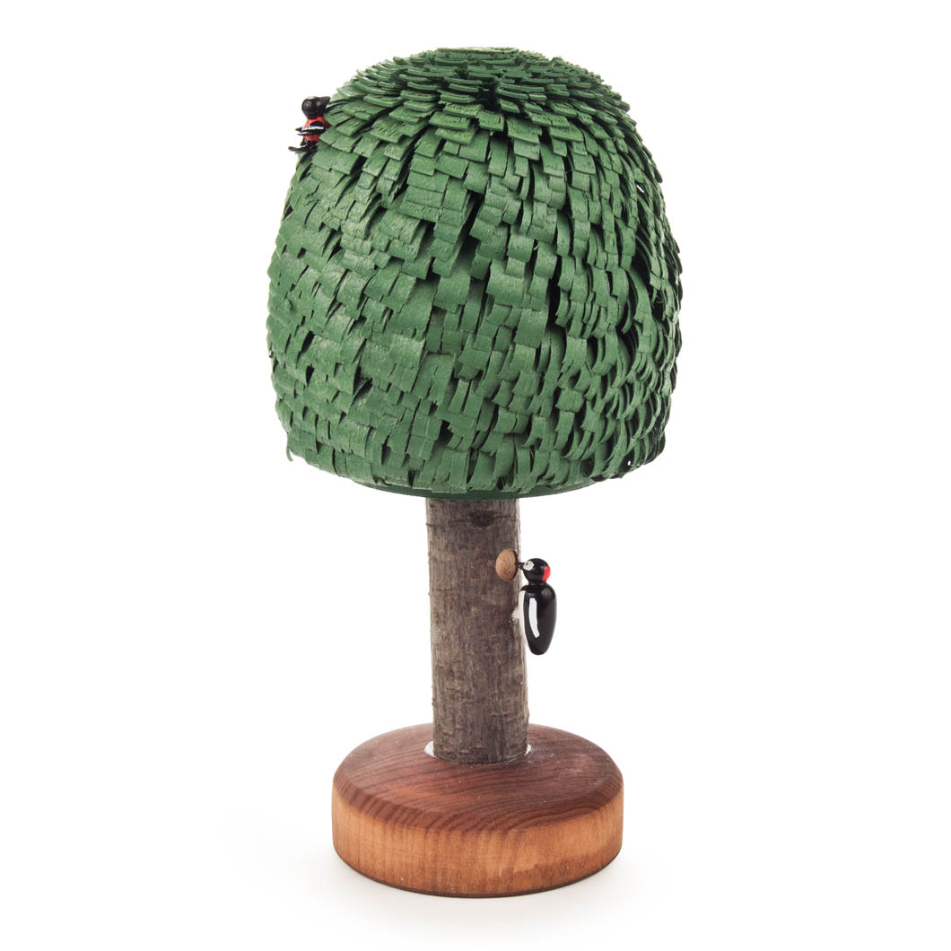 Baum mit Specht, 15cm  
