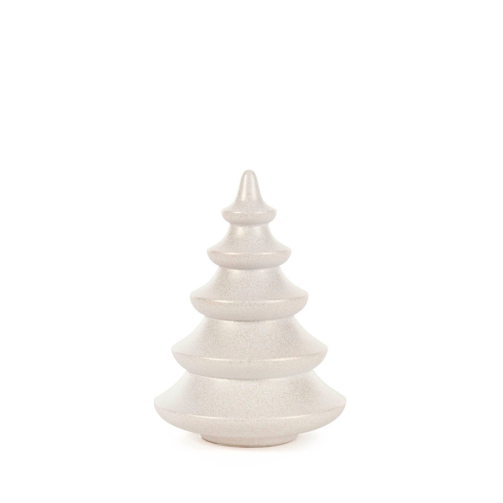 A small decorative tree figure in white and gold color, designed to be used as an accessory for a Vario candle holder.