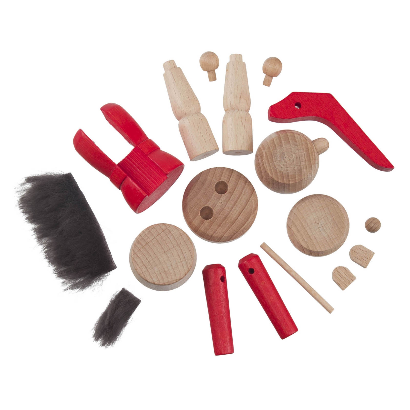 wooden kit nutcracker king red