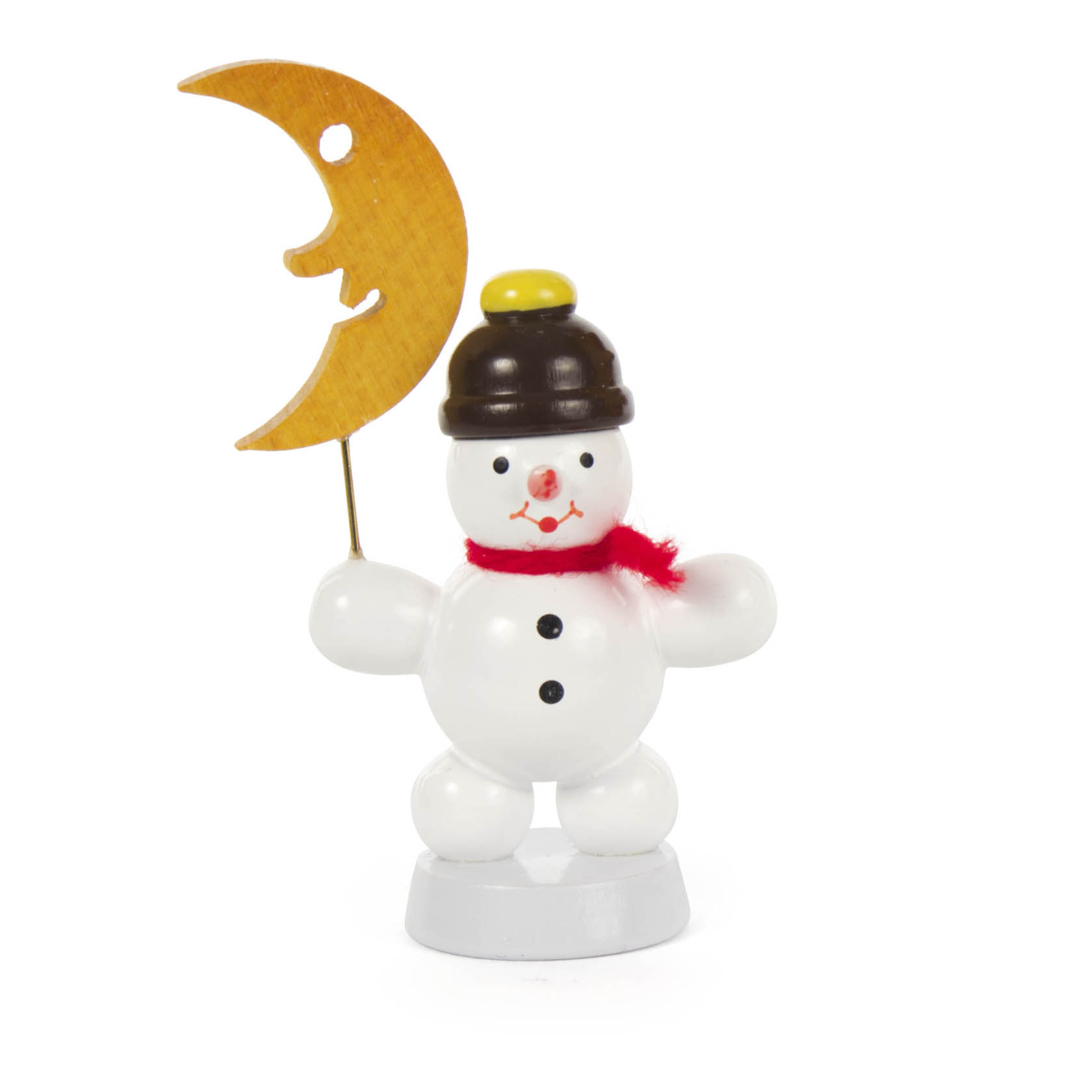 Schneemann mit Mond