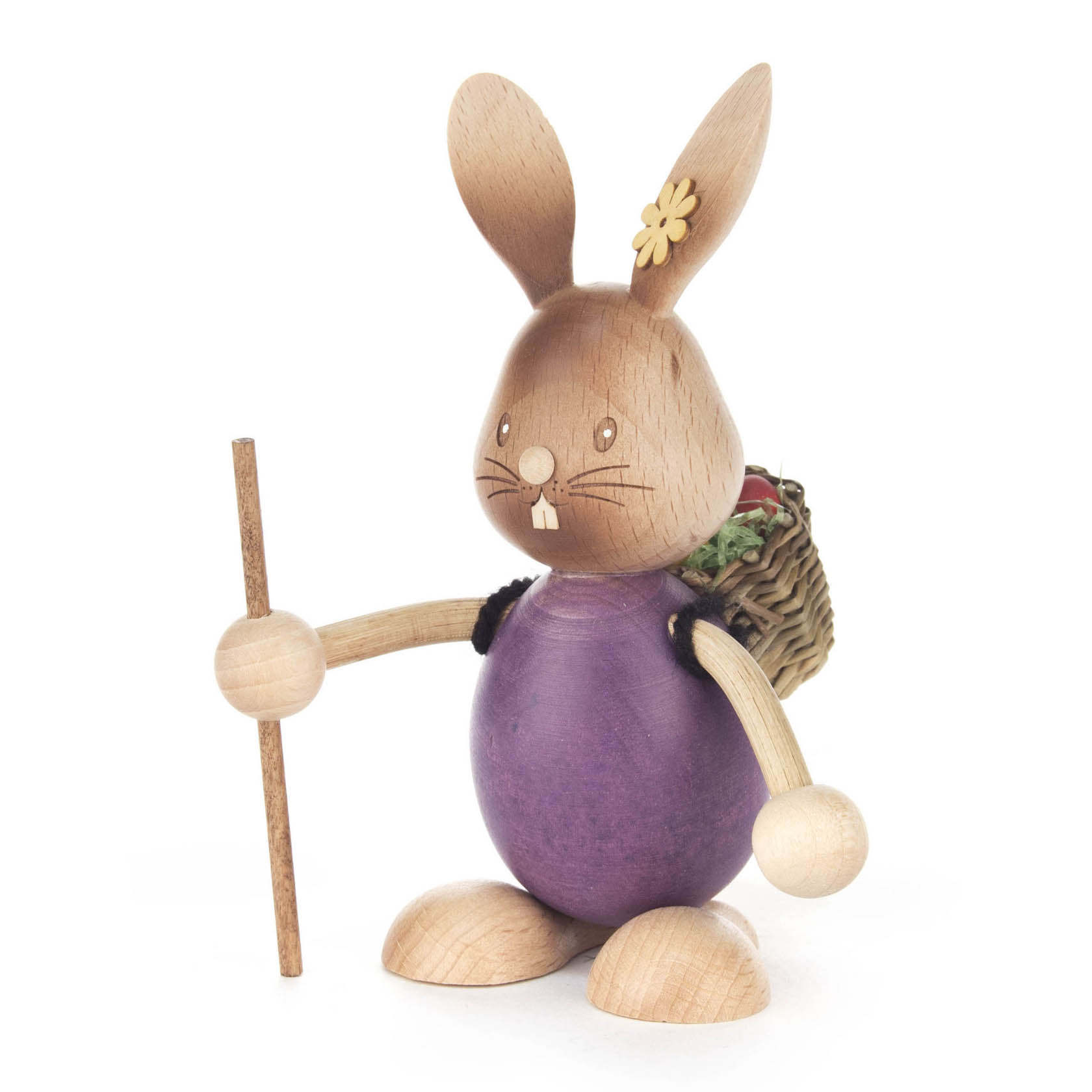Hase "Stupsi" Wanderer mit Korb