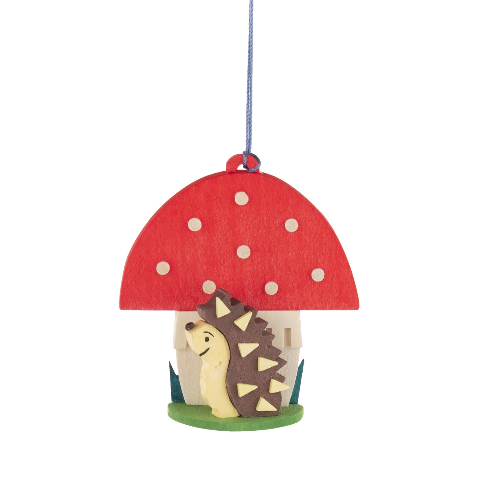 Behang Fliegenpilz mit Igel