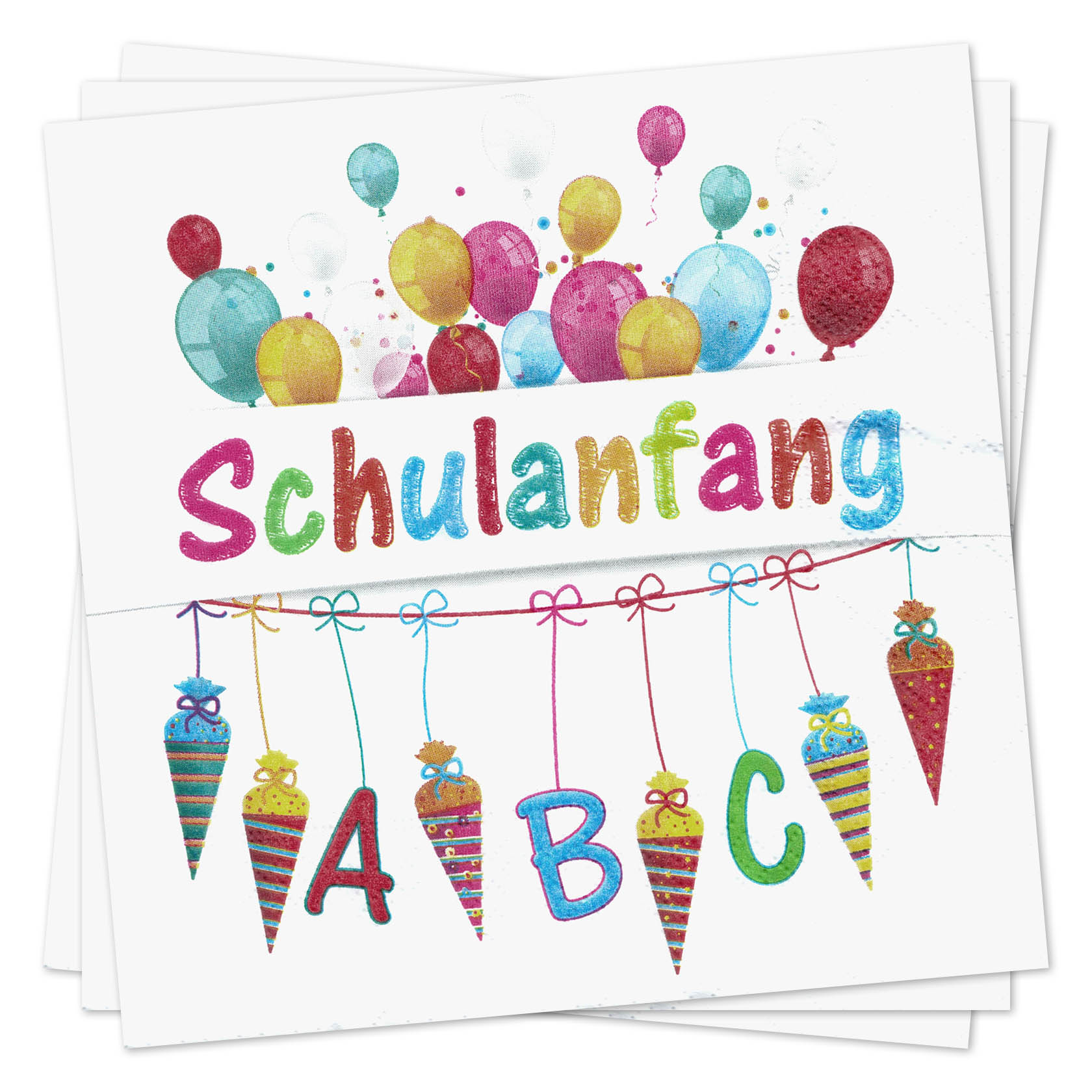 napkins first day in school (20) im Dregeno Online Shop günstig kaufen