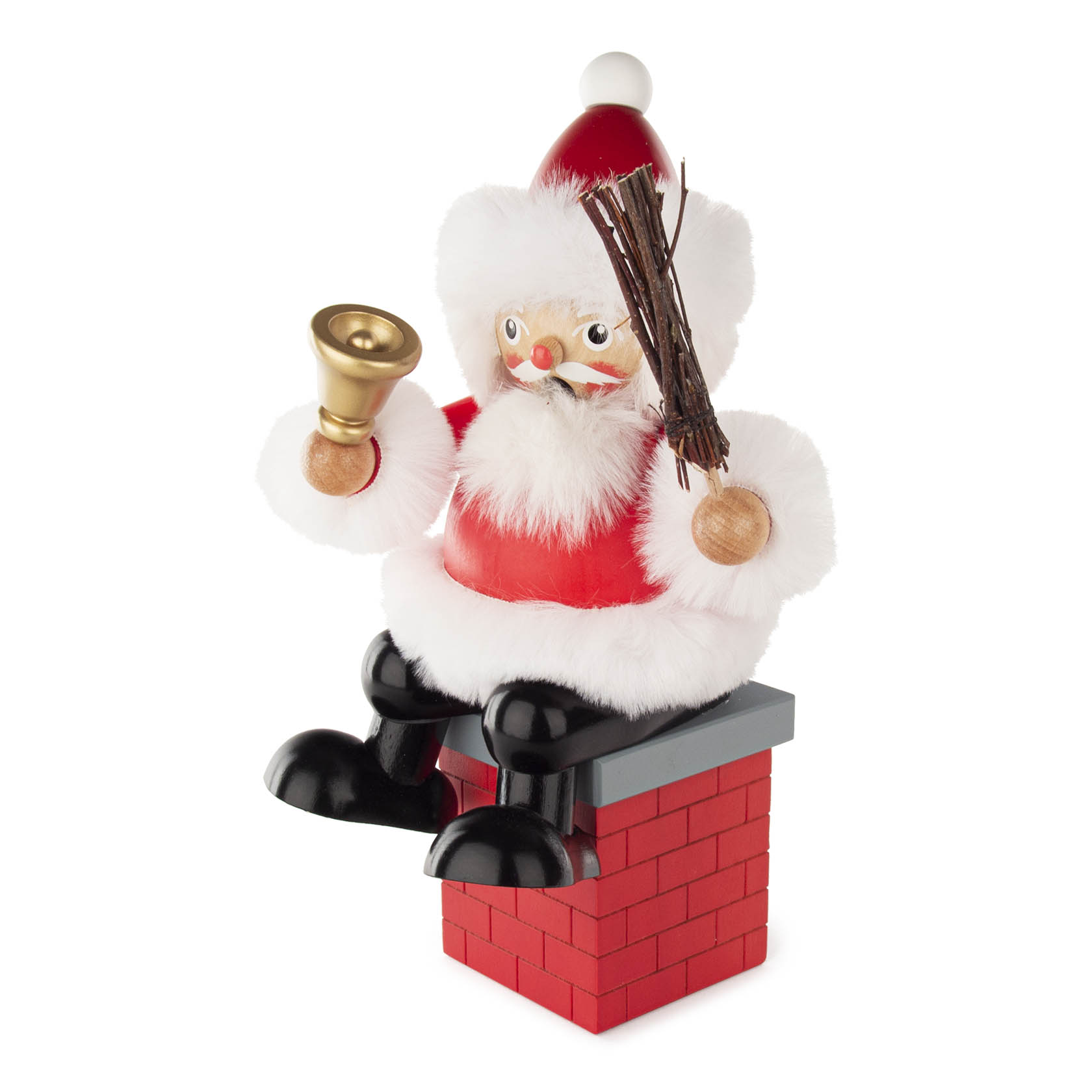 Räuchermann Weihnachtsmann auf Schornstein im Dregeno Online Shop günstig kaufen