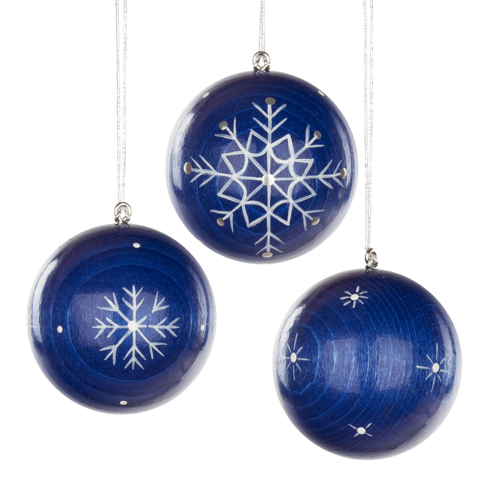 Weihnachtsbaumkugeln 4cm blau mit Kristallen im Dregeno Online Shop günstig kaufen