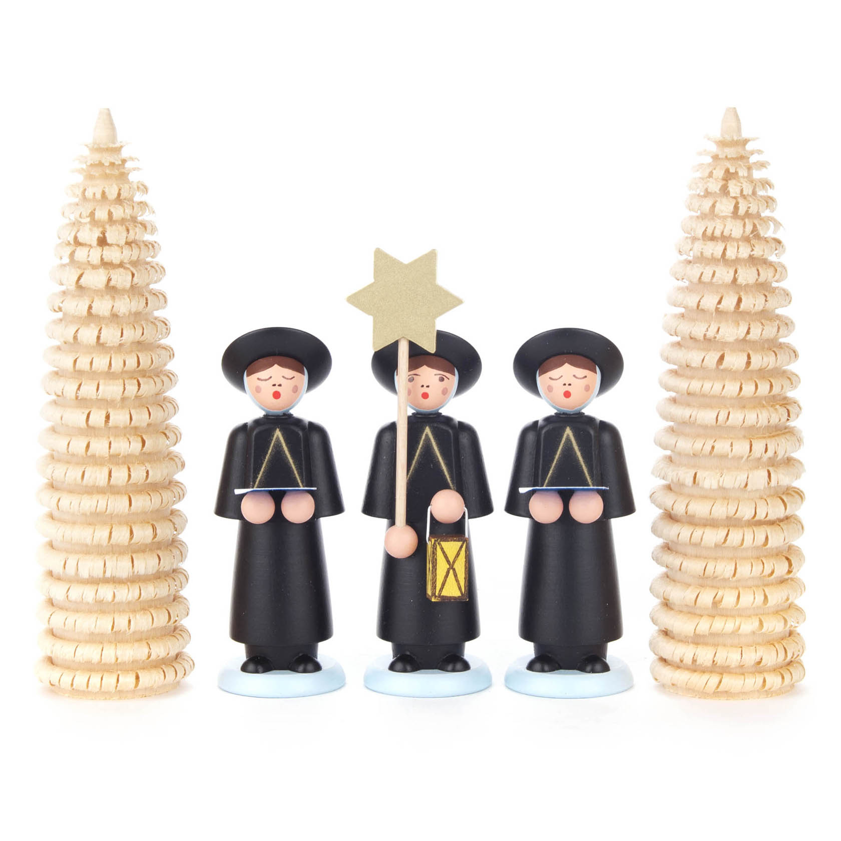Kurrendefiguren schwarz mit Ringelbäumchen (5) im Dregeno Online Shop günstig kaufen