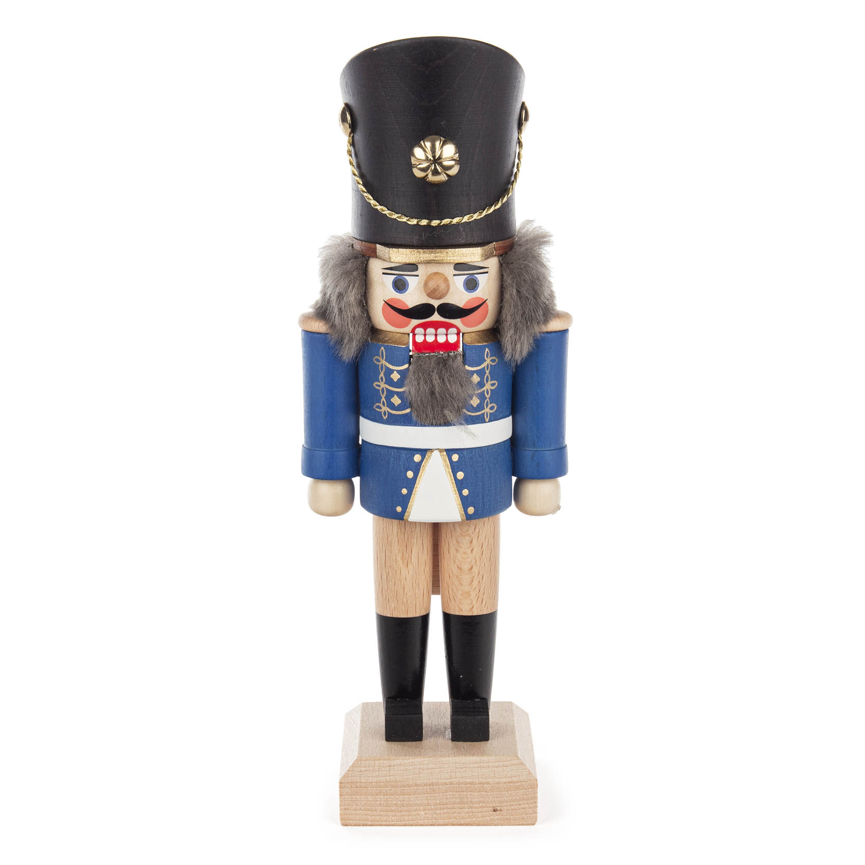 wooden nutcracker soldier blue 20 cm im Dregeno Online Shop günstig kaufen
