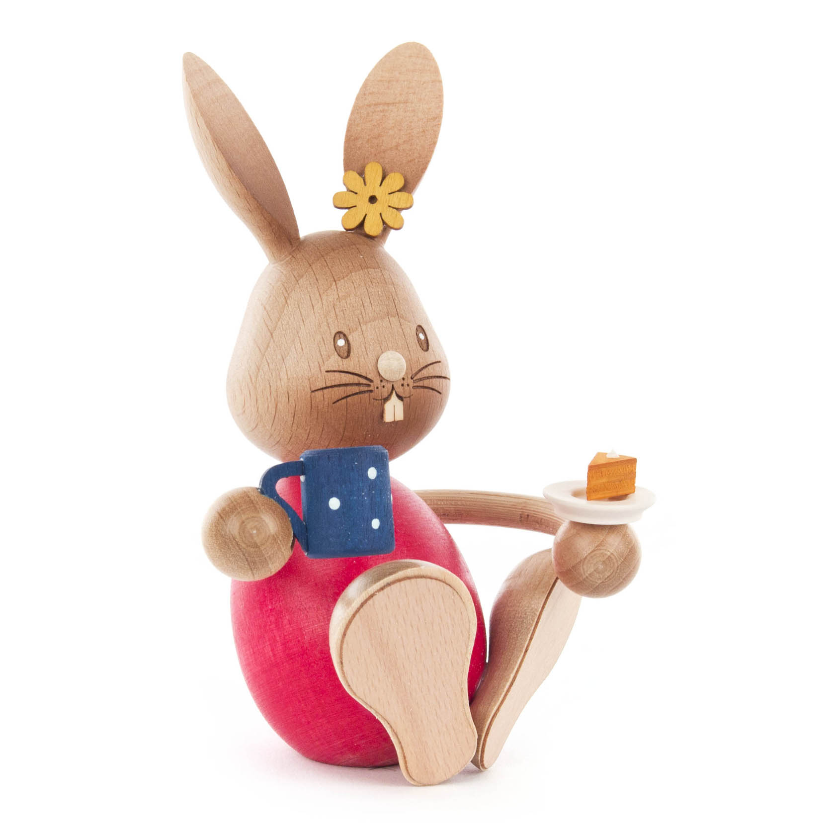 Hase "Stupsi" mit Kaffeetasse u.Kuchen im Dregeno Online Shop günstig kaufen