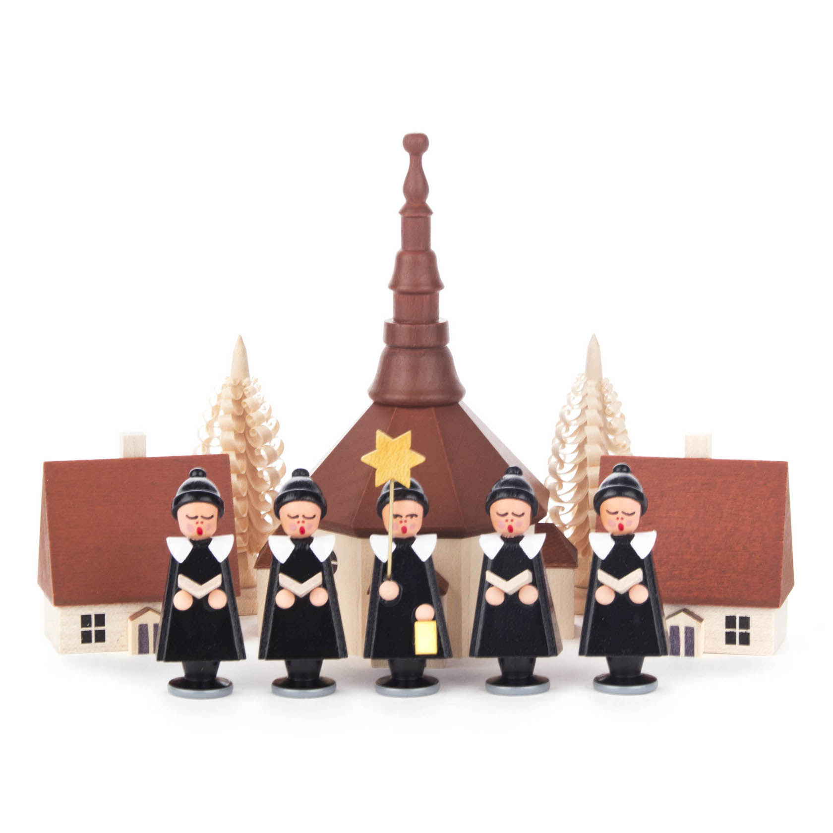 Kurrende schwarz mit Seiffener Dorf (10) im Dregeno Online Shop günstig kaufen