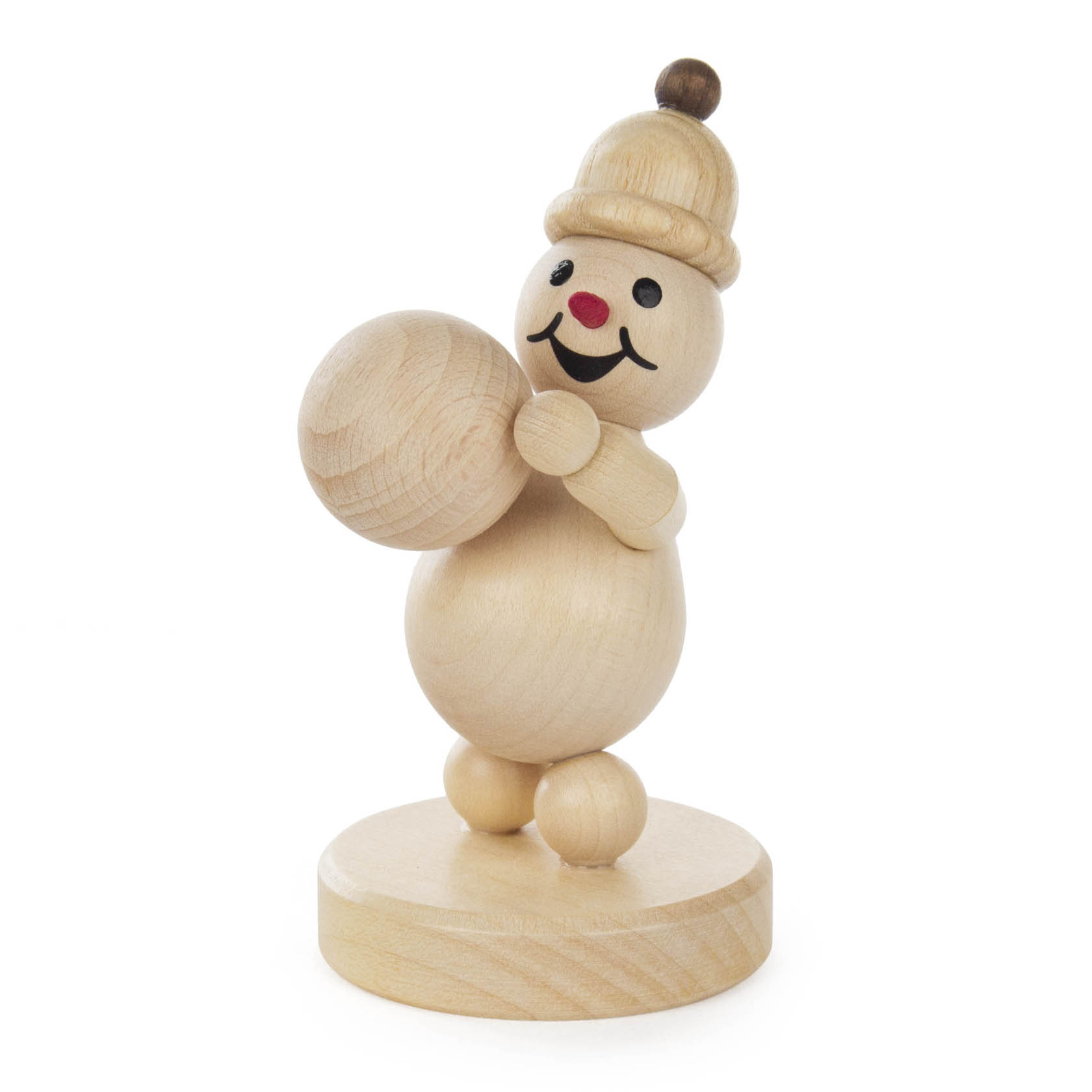 Schneemann mit Kugel "oben"