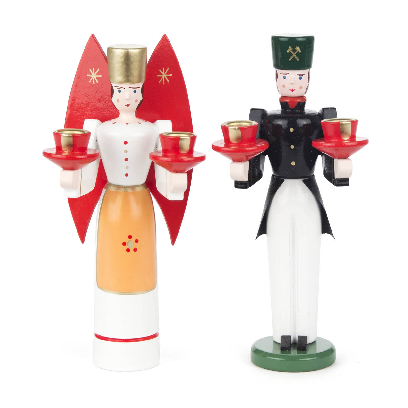 Engel und Bergmann, rote Flügel, für Kerzen d=10mm im Dregeno Online Shop günstig kaufen