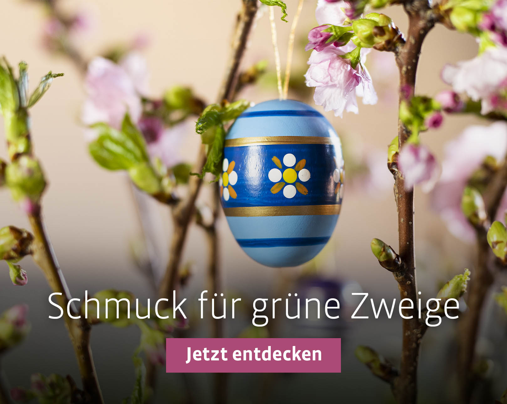 Bunte Ostereier zum Hängen