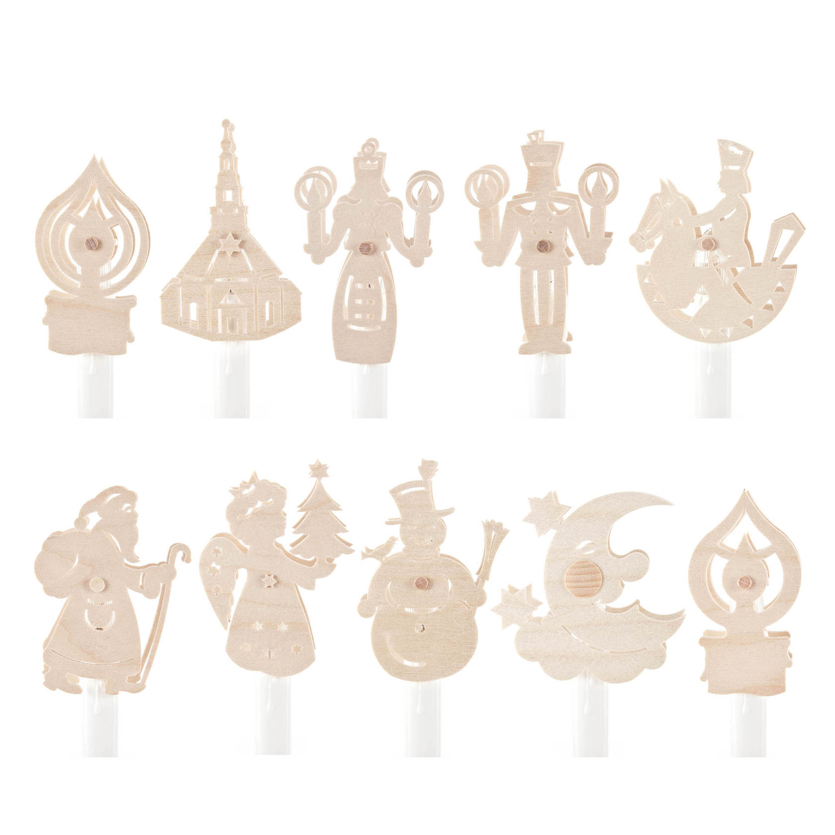 Kerzenaufstecker Erzgebirgsfiguren (10) im Dregeno Online Shop günstig kaufen
