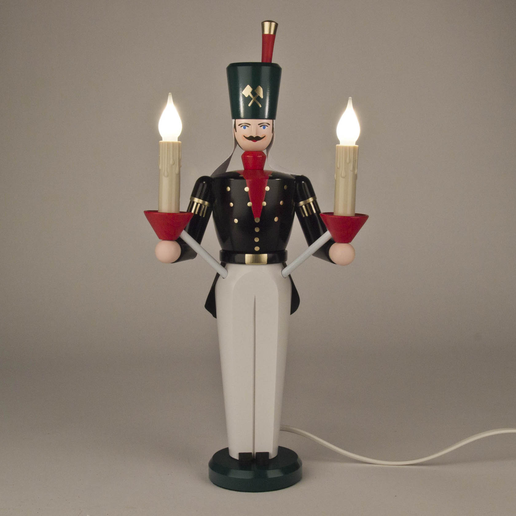Lichterbergmann farbig 36cm elektrisch beleuchtet
