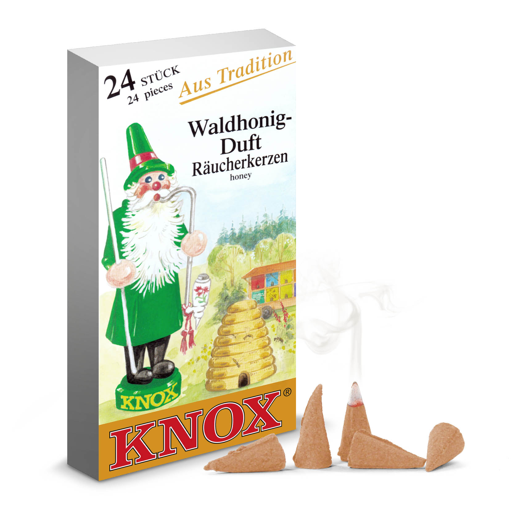 KNOX Räucherkerzen Waldhonig (24)